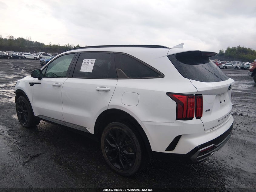 Vin: 5xyrkdlf7mg050984, lot: 46249057, kia sorento sx 20213