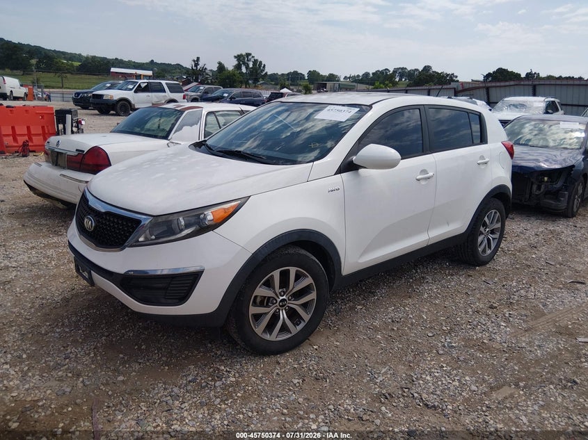 Vin: kndpbcac0g7873557, lot: 46249096, kia sportage lx 20162