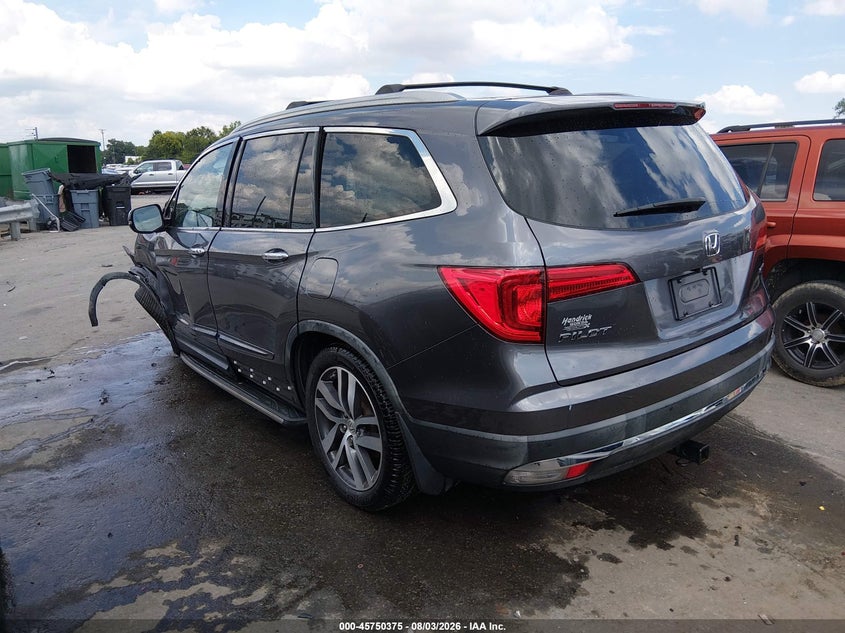 Vin: 5fnyf5h90hb039654, lot: 46249097, honda pilot touring 20173