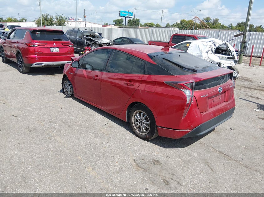 Vin: jtdkarfu5j3063910, lot: 46249100, toyota prius four 20183