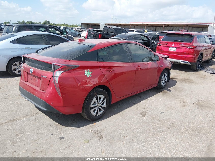 Vin: jtdkarfu5j3063910, lot: 46249100, toyota prius four 20184