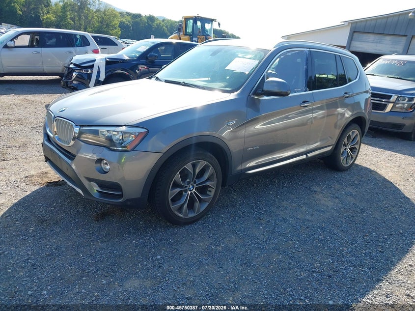 Vin: 5uxwz7c5xf0f75720, lot: 46249109, bmw x3 sdrive28i 20152