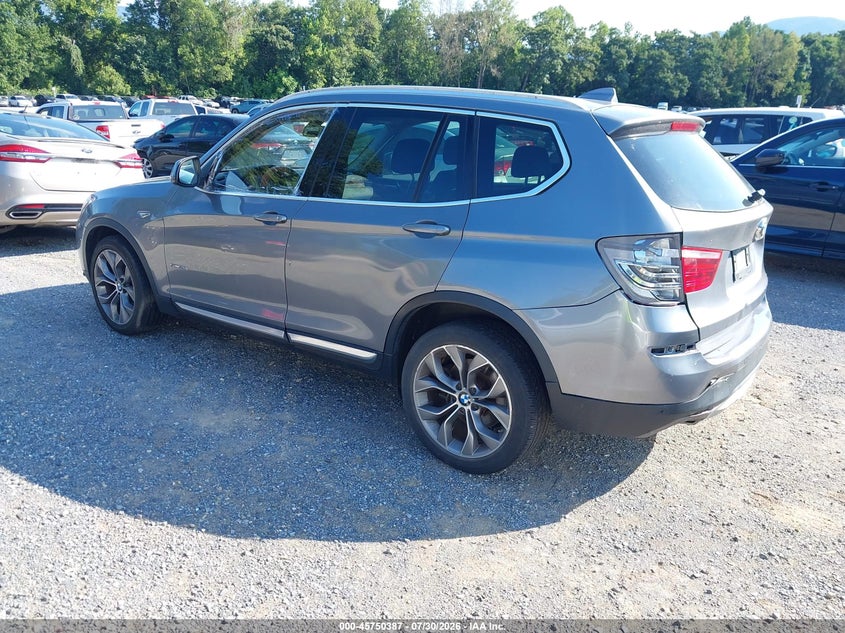 Vin: 5uxwz7c5xf0f75720, lot: 46249109, bmw x3 sdrive28i 20153