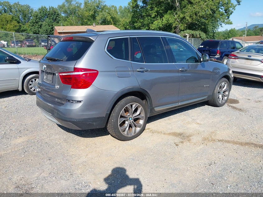 Vin: 5uxwz7c5xf0f75720, lot: 46249109, bmw x3 sdrive28i 20154