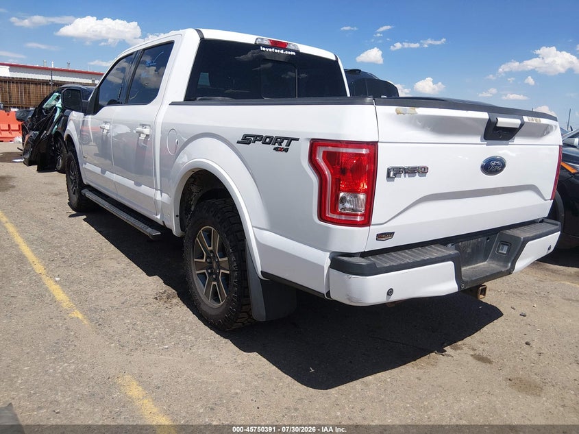 Vin: 1ftew1ep5gkf04073, lot: 46249113, ford f-150 xlt 20163