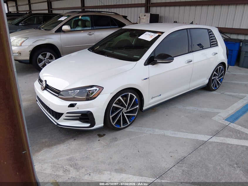 Vin: wvwwf7au8jw178689, lot: 46249119, volkswagen golf r 2.0t w/dcc   navigation 20182