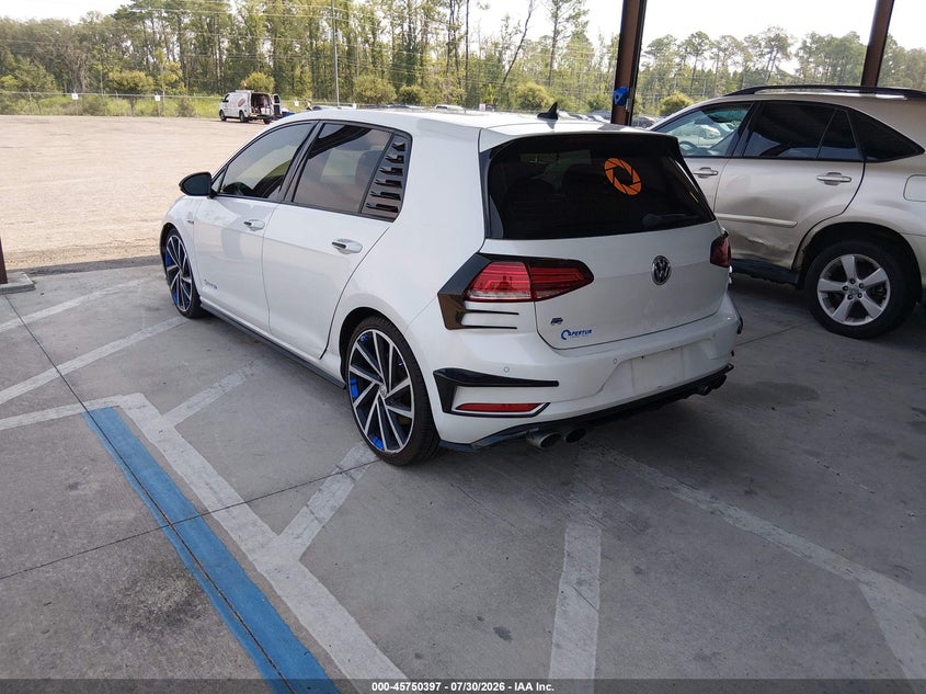 Vin: wvwwf7au8jw178689, lot: 46249119, volkswagen golf r 2.0t w/dcc   navigation 20183