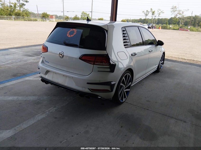 Vin: wvwwf7au8jw178689, lot: 46249119, volkswagen golf r 2.0t w/dcc   navigation 20184