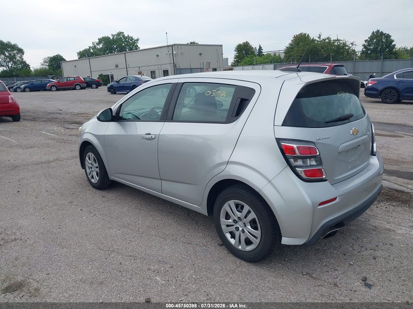 Vin: 1g1jg6sb4l4128913, lot: 46249120, chevrolet sonic fwd  1fl 5-door 20203