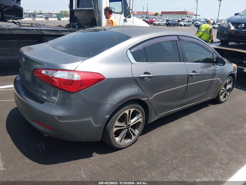 Vin: knafz4a89e5205304, lot: 46249147, kia forte ex 20144