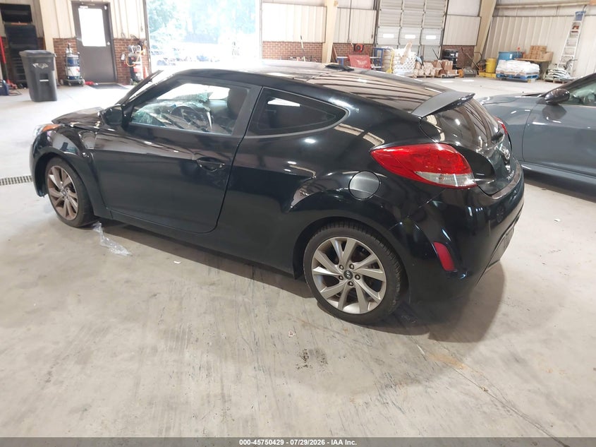 Vin: kmhtc6ad3hu322320, lot: 46249151, hyundai veloster 20173