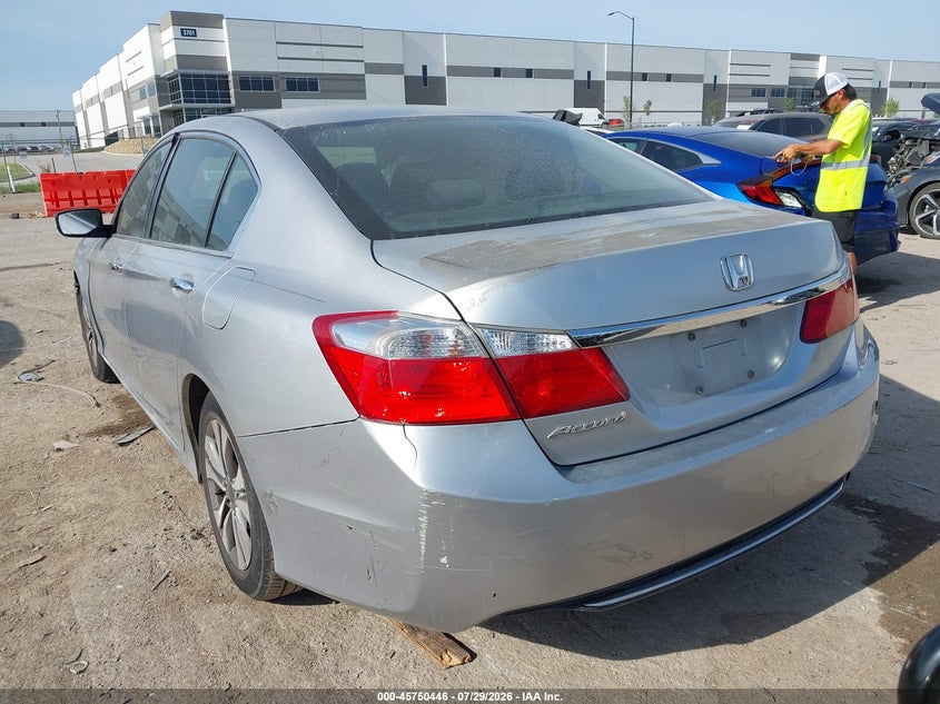 Vin: 1hgcr2f36fa130322, lot: 46249168, honda accord lx 20153