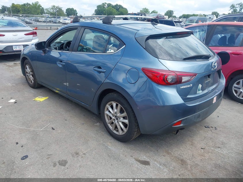 Vin: jm1bm1k79g1341138, lot: 46249180, mazda mazda3 20163