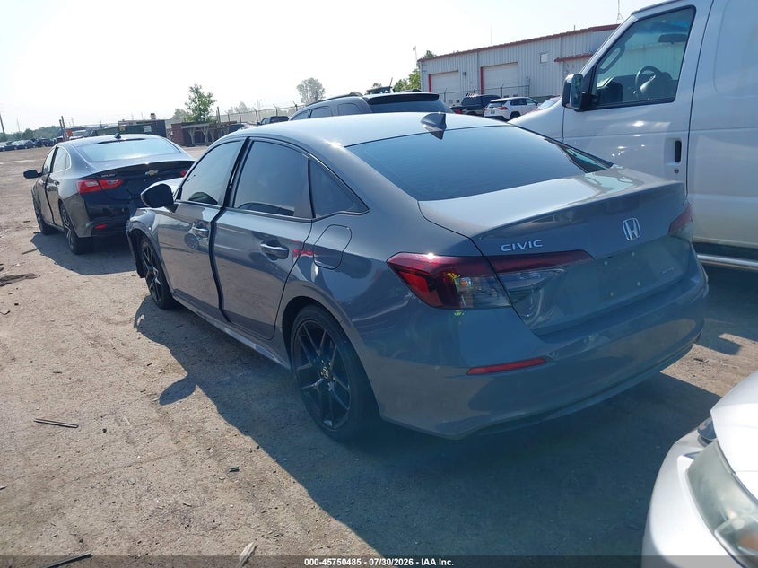 Vin: 2hgfe4f85sh307633, lot: 46249207, honda civic hybrid sport/sport touring 20253
