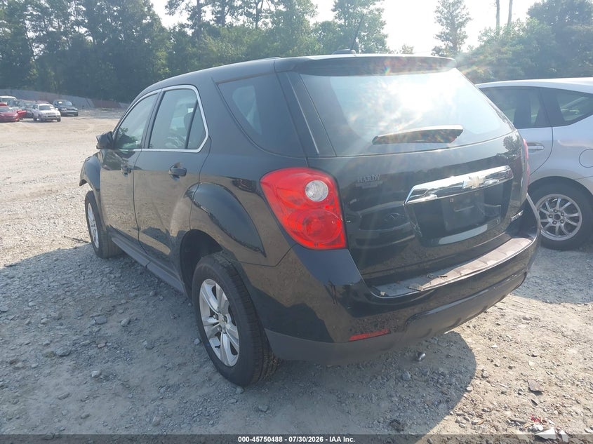 Vin: 2gnalaek5f1159452, lot: 46249210, chevrolet equinox ls 20153