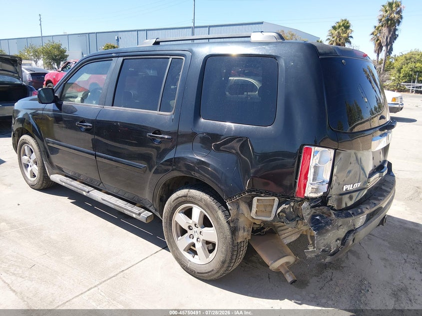 Vin: 5fnyf3h5xab017846, lot: 46249213, honda pilot ex-l 20103