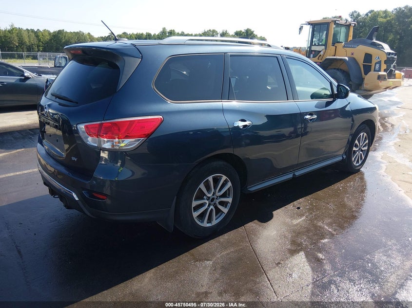 Vin: 5n1ar2mn7fc682714, lot: 46249217, nissan pathfinder sv 20154