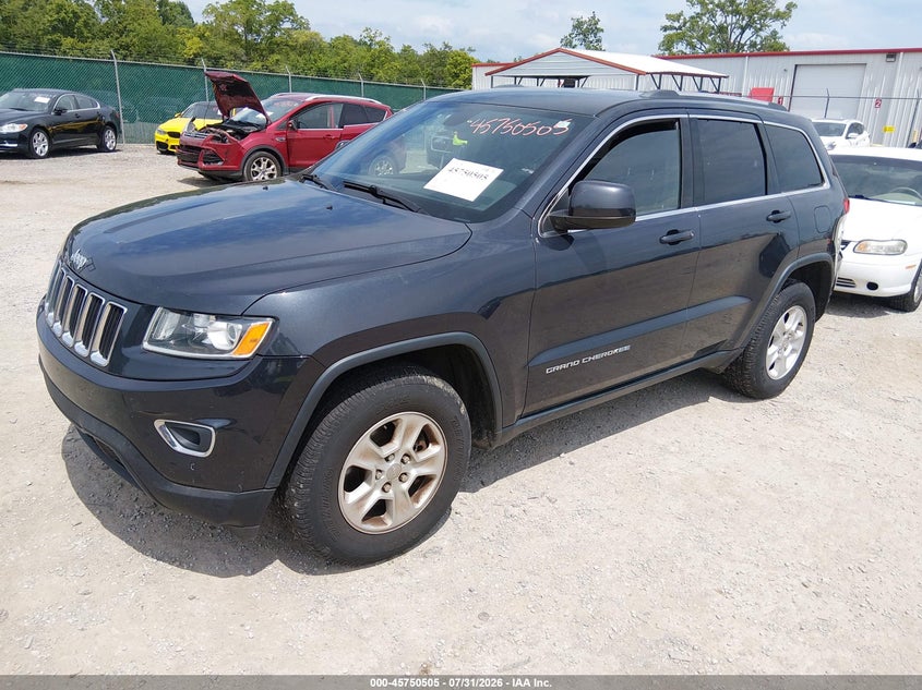 Vin: 1c4rjfag8gc332537, lot: 46249227, jeep grand cherokee laredo 20162