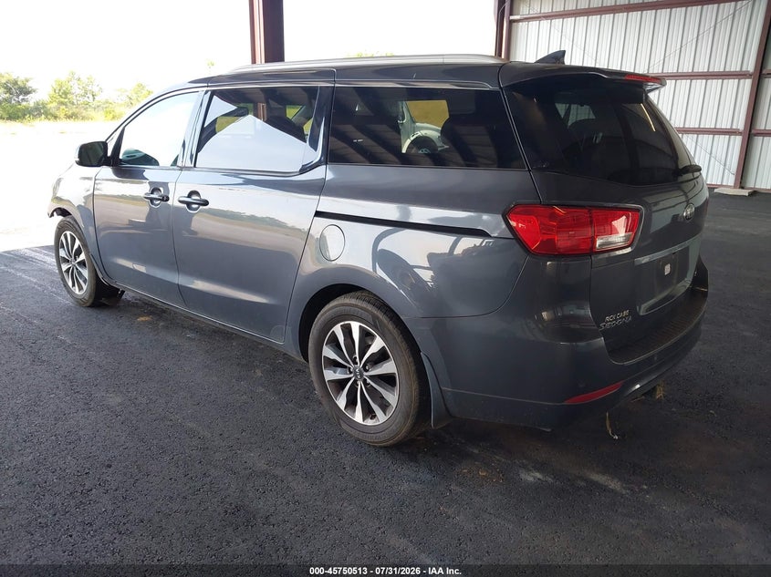 Vin: kndmc5c14f6039349, lot: 46249235, kia sedona sx 20153