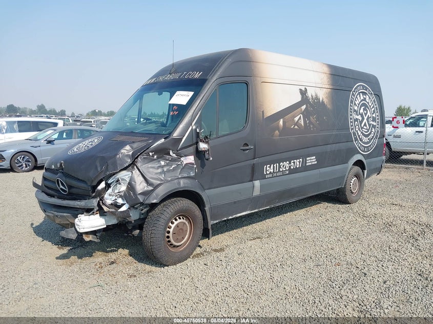 Vin: wd3pe8cc2d5768103, lot: 46249260, mercedes-benz sprinter 2500 high roof 20132