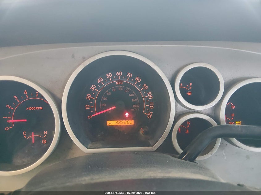 TOYOTA TUNDRA 2008 VIN 5TFBV54188X065854