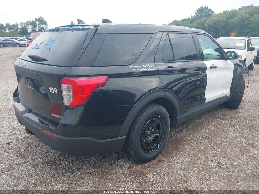 2021 FORD POLICE INTERCEPTOR UTILITY auction photo 4