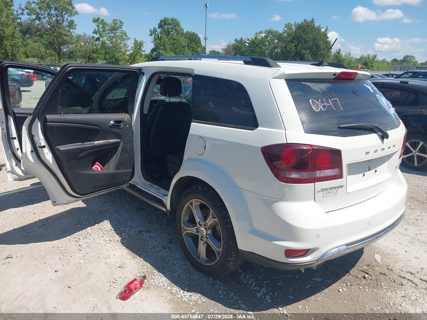 Vin: 3c4pdcgg6jt187336, lot: 46249369, dodge journey crossroad 20183