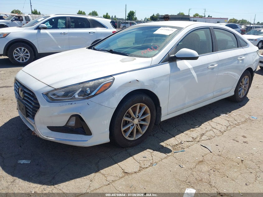 Vin: 5npe24af1kh738910, lot: 46249376, hyundai sonata se 20192