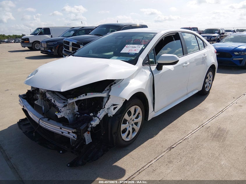 Vin: 5yfb4mdextp458438, lot: 46249397, toyota corolla le 20262