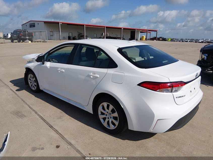 Vin: 5yfb4mdextp458438, lot: 46249397, toyota corolla le 20263