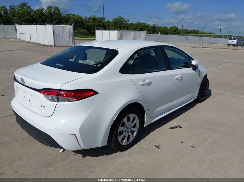 Vin: 5yfb4mdextp458438, lot: 46249397, toyota corolla le 20264