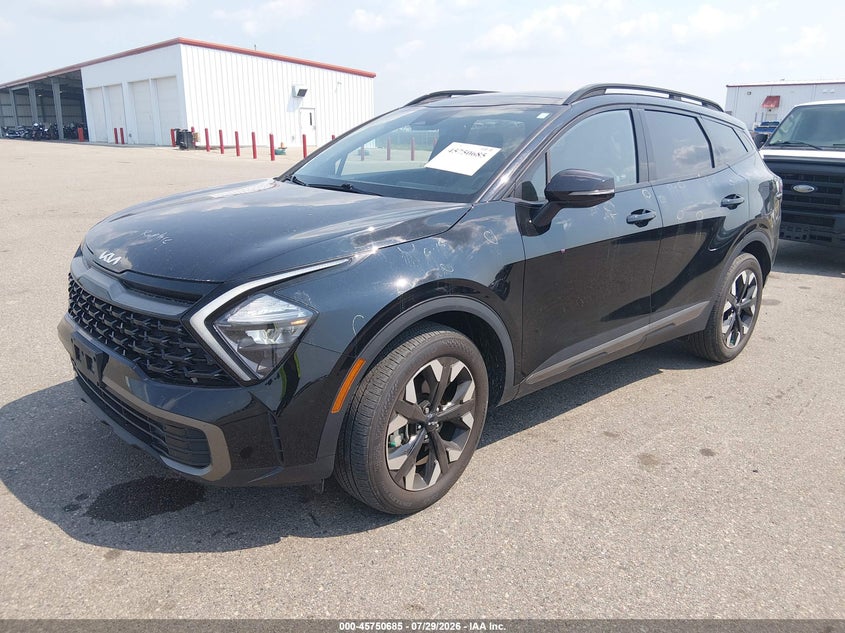 Vin: 5xyk6caf2pg054996, lot: 46249408, kia sportage x-line 20232