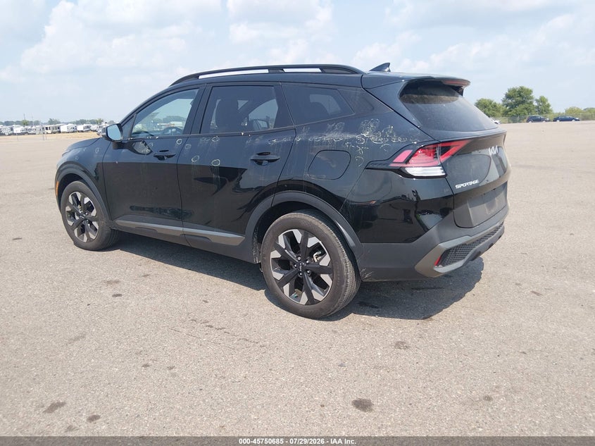 Vin: 5xyk6caf2pg054996, lot: 46249408, kia sportage x-line 20233