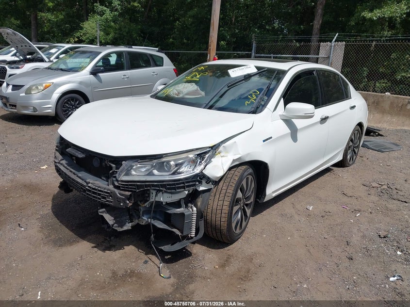 Vin: jhmcr6f58hc030817, lot: 46249428, honda accord hybrid ex-l 20172