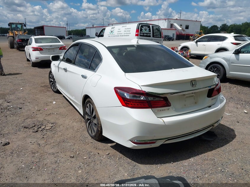 Vin: jhmcr6f58hc030817, lot: 46249428, honda accord hybrid ex-l 20173