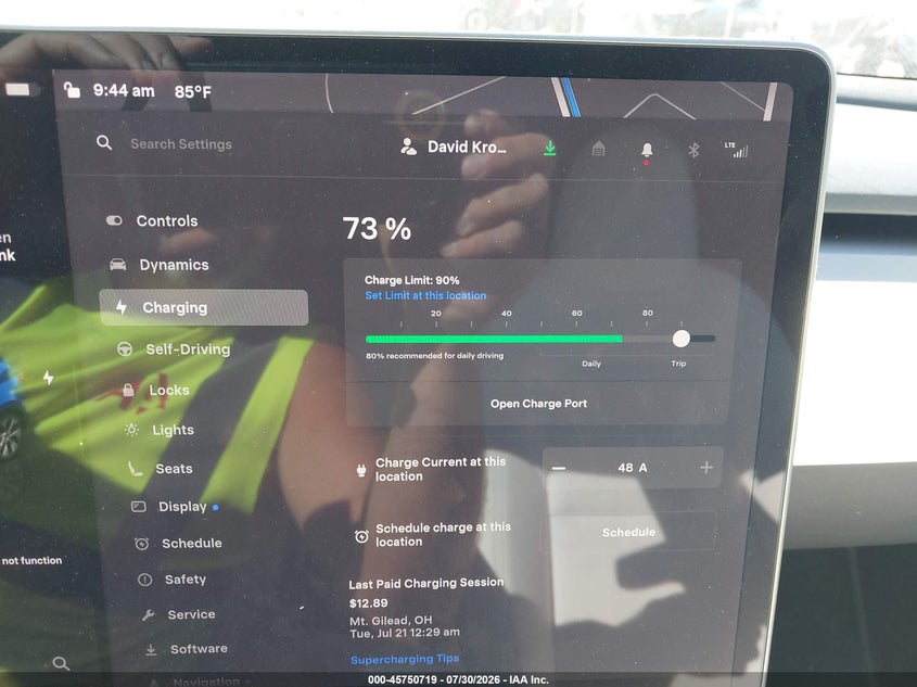 TESLA MODEL Y 2023 VIN 7SAYGDEE3PA090525