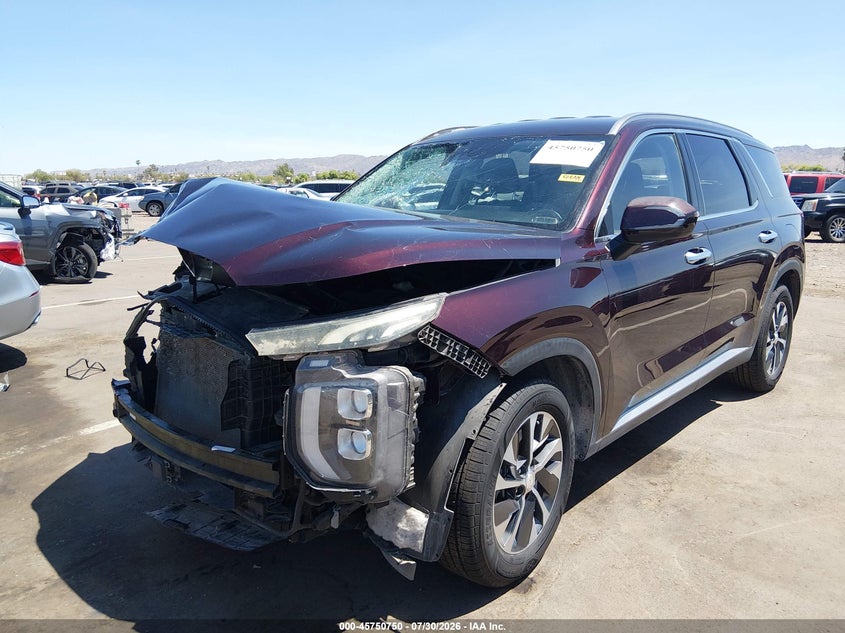 Vin: km8r2dhe6lu027589, lot: 46249472, hyundai palisade sel 20202