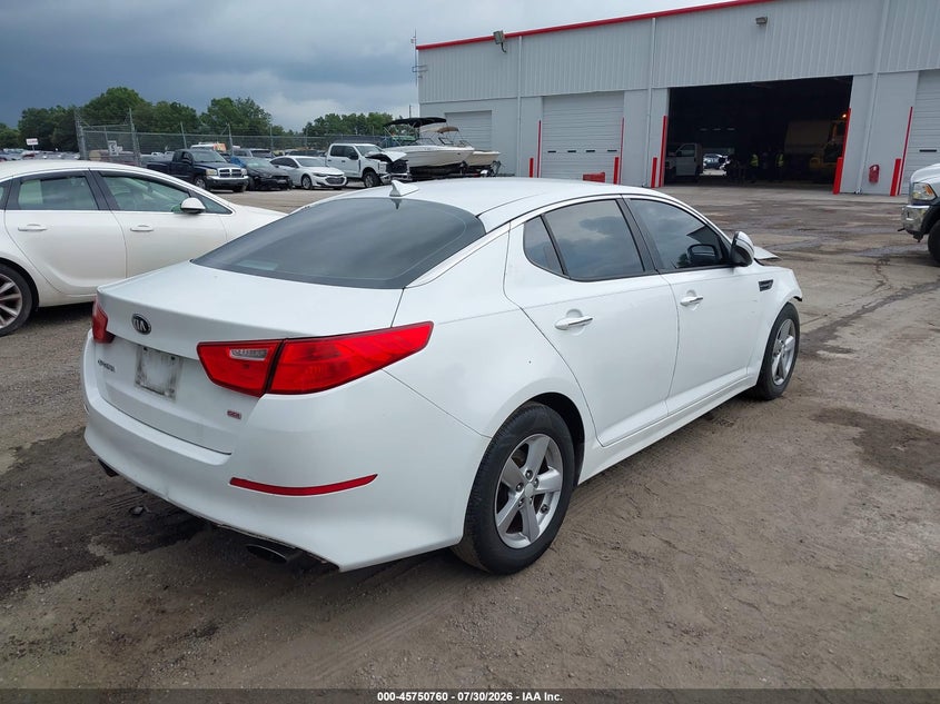 Vin: 5xxgm4a73eg310008, lot: 46249482, kia optima lx 20144