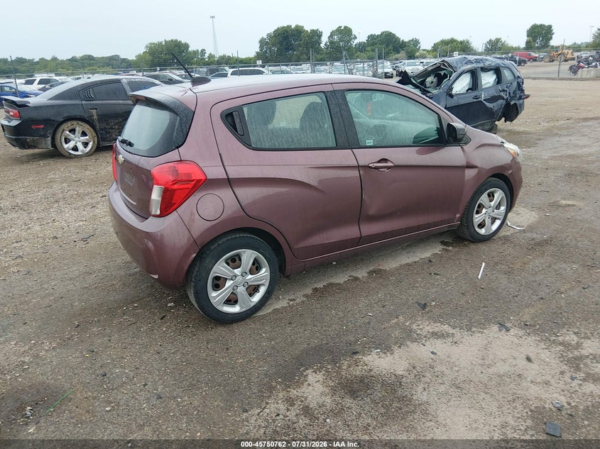 Vin: kl8cb6sa0mc712392, lot: 46249484, chevrolet spark fwd ls automatic 20214