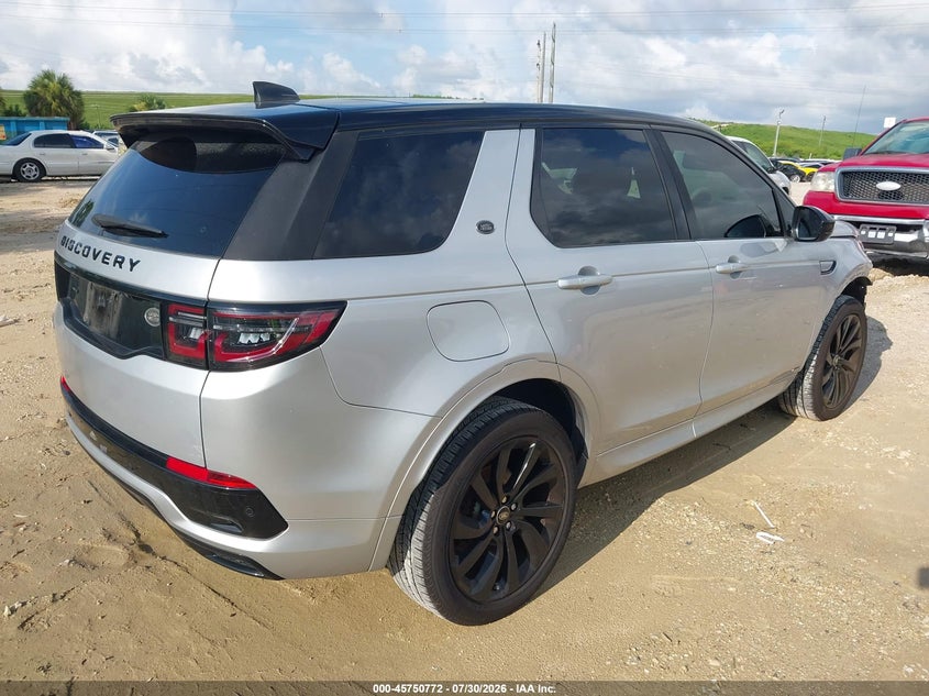 Vin: salct2fx2lh852983, lot: 46249494, land rover discovery sport r-dynamic s/r-dynamic se 20204