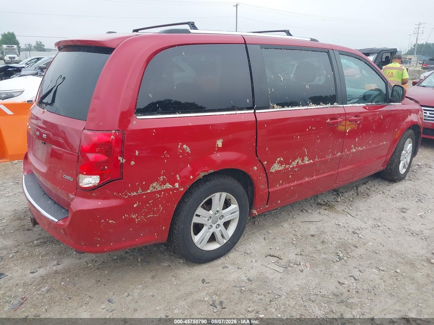 Vin: 2c4rdgdg6dr768802, lot: 46249512, dodge grand caravan crew 20134