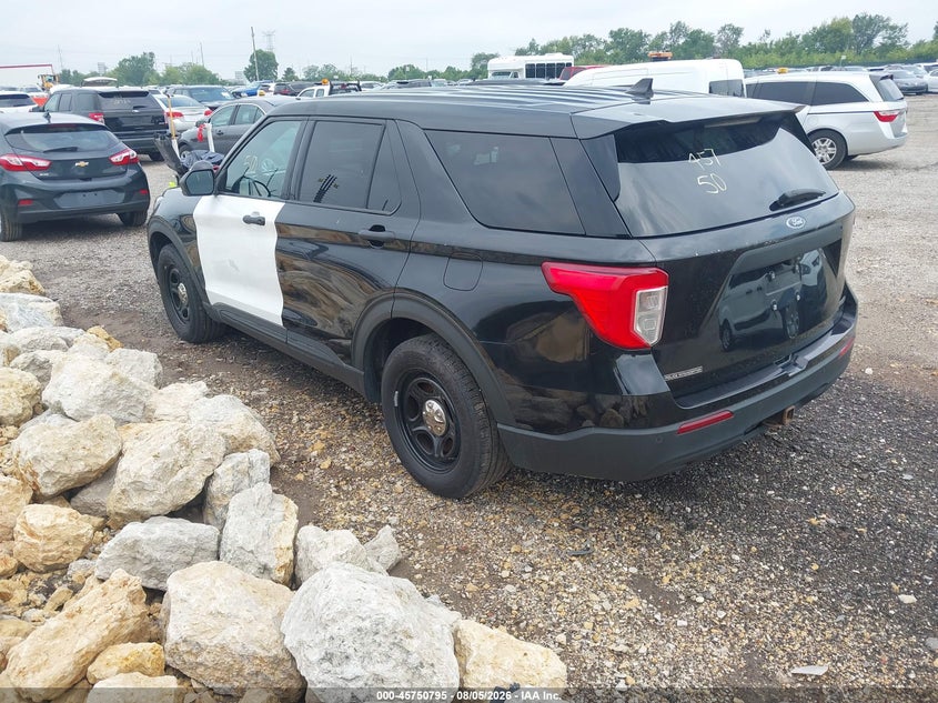 Vin: 1fm5k8awxmna16745, lot: 46249516, ford explorer police interceptor 20213