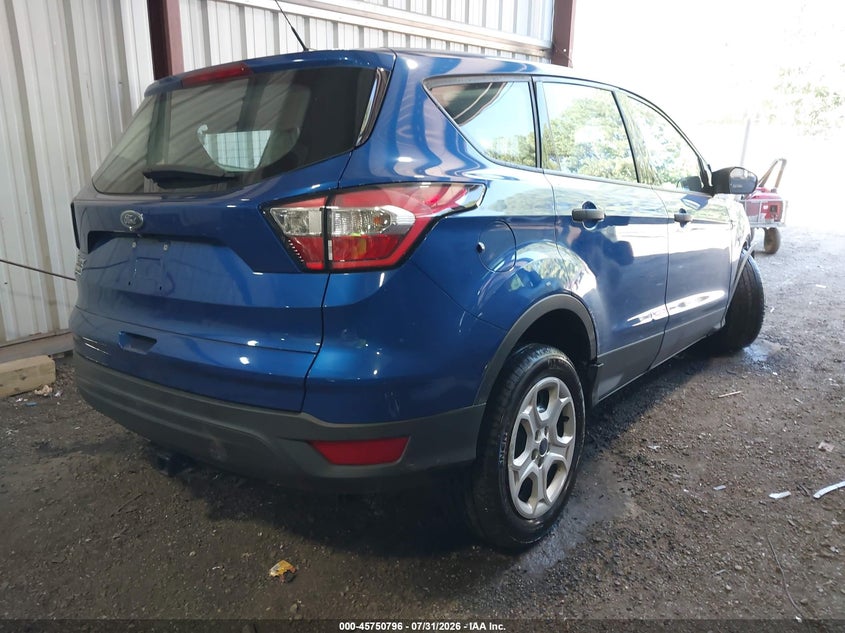 Vin: 1fmcu0f7xhue87049, lot: 46249517, ford escape s 20174