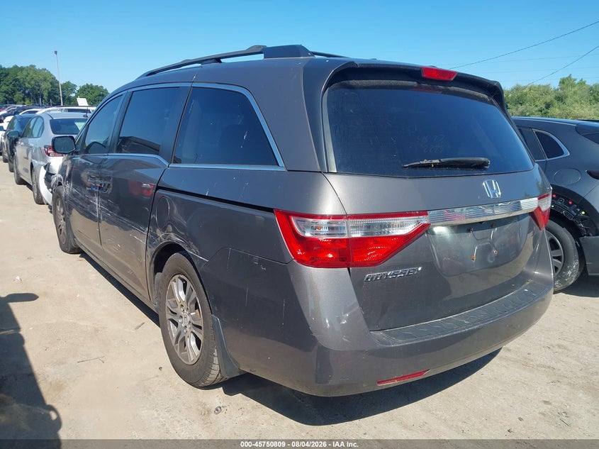 Vin: 5fnrl5h64db083427, lot: 46249531, honda odyssey ex-l 20133