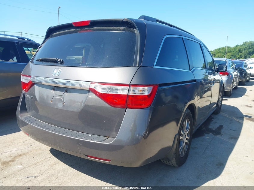 Vin: 5fnrl5h64db083427, lot: 46249531, honda odyssey ex-l 20134