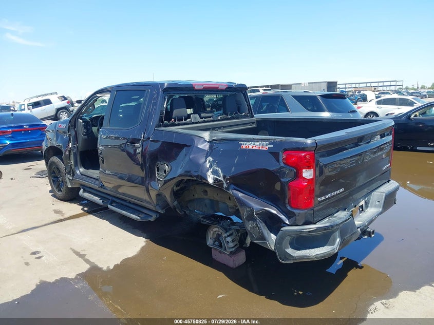 Vin: 3gcpdcek4pg117987, lot: 46249547, chevrolet silverado 1500 4wd  short bed custom trail boss 20233