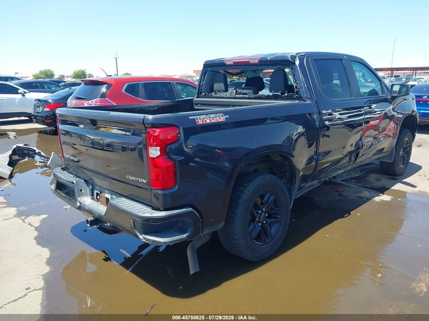 Vin: 3gcpdcek4pg117987, lot: 46249547, chevrolet silverado 1500 4wd  short bed custom trail boss 20234