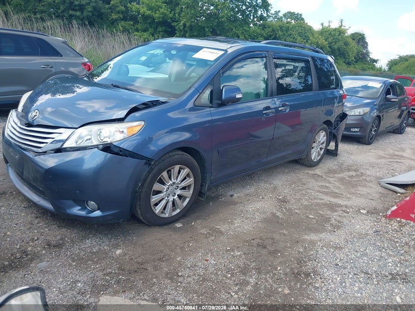 Vin: 5tddk3dc0es071463, lot: 46249563, toyota sienna limited 7 passenger 20142