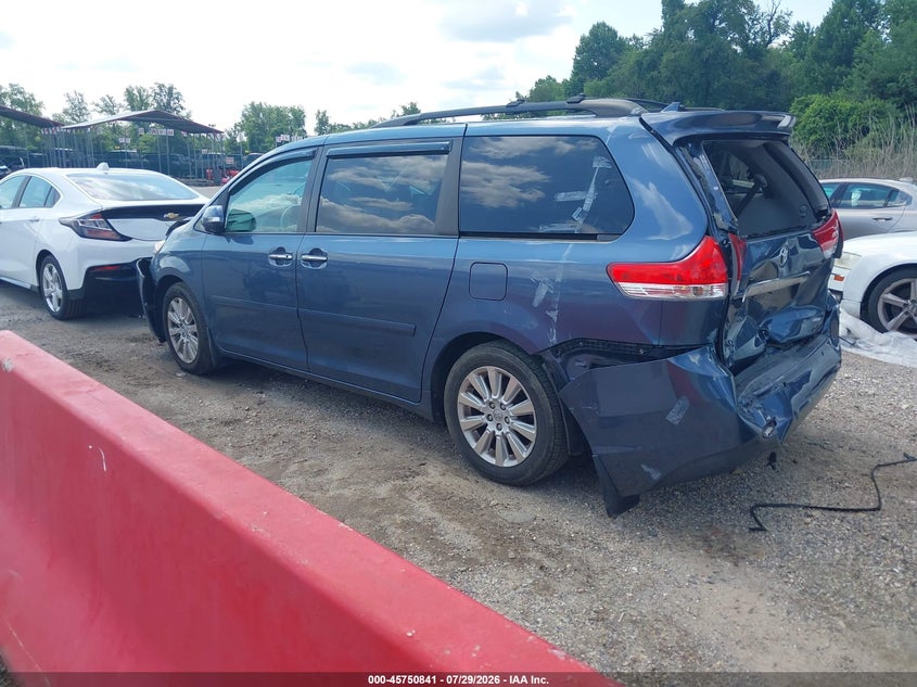 Vin: 5tddk3dc0es071463, lot: 46249563, toyota sienna limited 7 passenger 20143