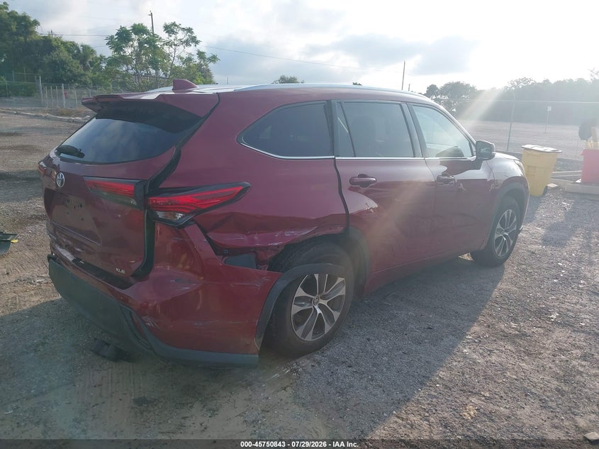 Vin: 5tdgzrah2ls505178, lot: 46249565, toyota highlander xle 20204
